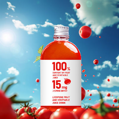 calidad Zumo de tomate sin sal embotellado en plástico 100 ml 3% Valor de referencia de nutrientes fábrica