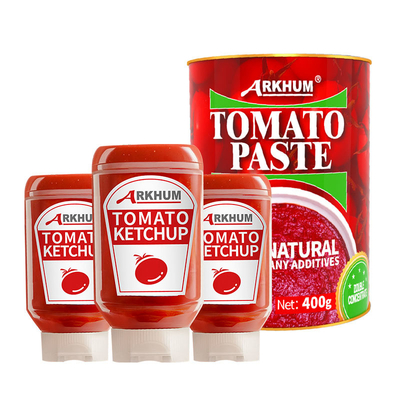 calidad Salsa de tomate con sabor, con 4.6g de proteína y 4.9g de grasa por cada 100g fábrica
