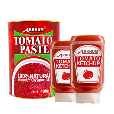 calidad Salsa de tomate con sabor con 4,6 g de proteína y 17,3 g de carbohidratos por 100 g fábrica